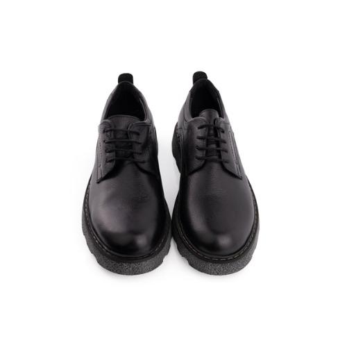 MegaTrek Noir - Siyah Kalın Pütürlü Tabanlı Casual Ayakkabı