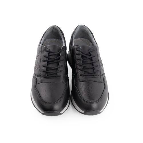 MegaCrest Classic - Siyah Arma Detaylı Deri Sneaker