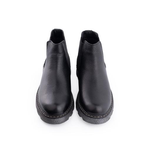 MegaTrek Chelsea - Siyah Dokulu Deri Kalın Tabanlı Bot